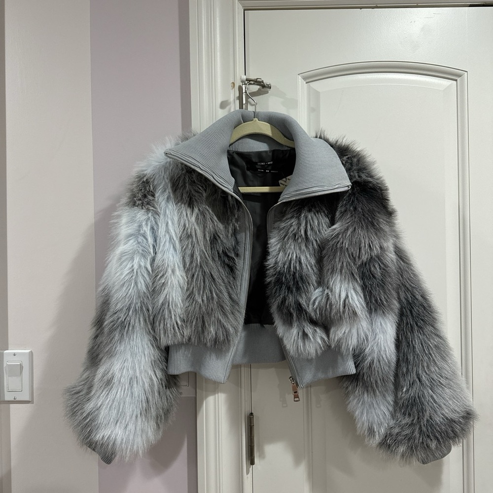 Silence + Noise fur jacket.